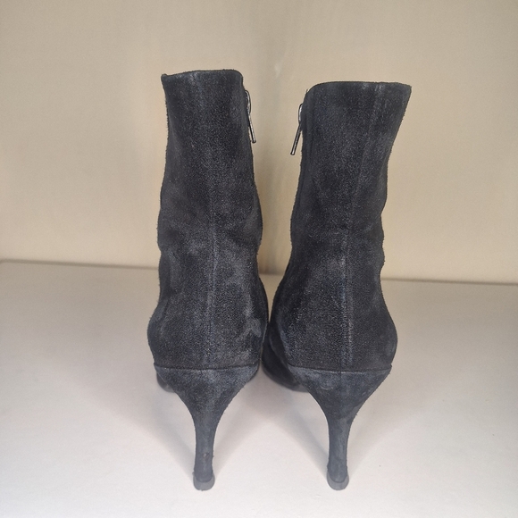 Free Lance Vintage Suede 3" inside zip Heel Ankle Boots Size EU 35.5 - Picture 5 of 11
